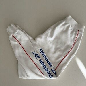 White Reebok Sweatpants Size XS/S